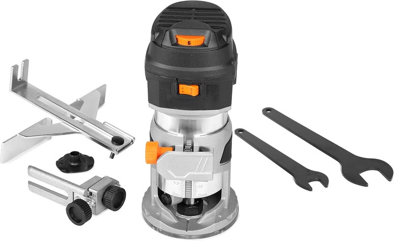 Wen RT1460 6-Amp Handheld 1/4-Inch Variable Speed Laminate Trim Router for Woodworking - Image 2
